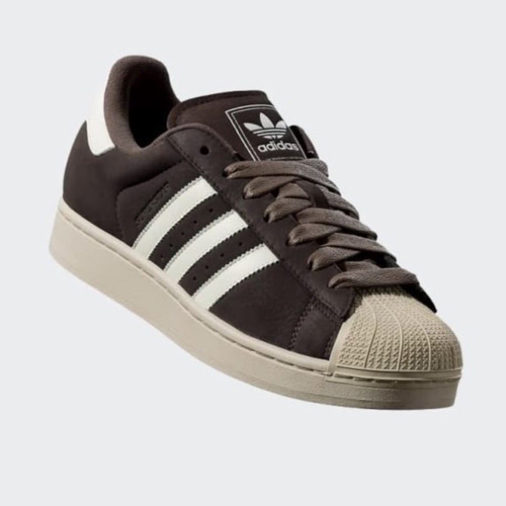 NWOB adidas LMTD Edition Superstar 2 Earth Strata Black Men's 7.5 Brown Suede